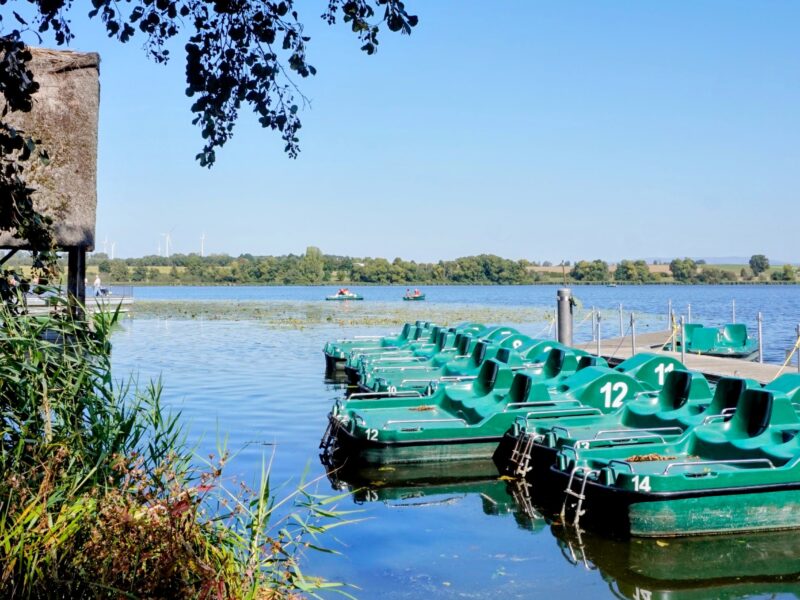 Boote am Seeburger See